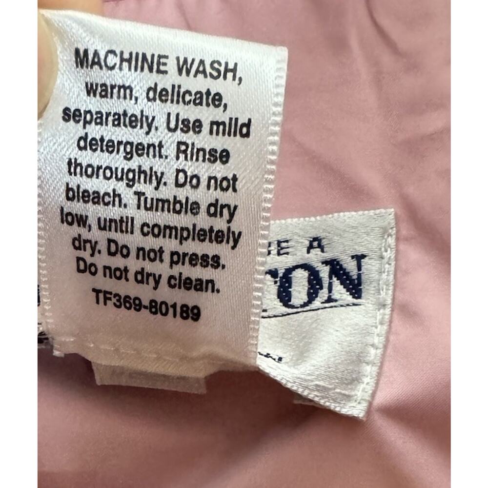 Pendleton Quilted Vest Women’s Pink Sz XL Down Feather Filling Full Zip Pockets - Picture 8 of 8